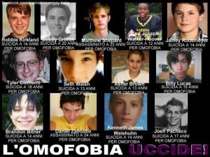 vittime omofobia
